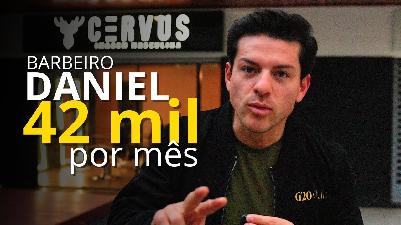 BARBEIRO DANIEL - Trabalhou 6 meses de graça e hoje é um dos SÓCIOS da Cervus.