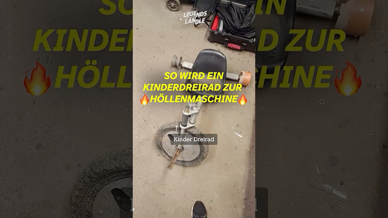 Kinder-Dreirad wird Höllenmaschine ✔ | Legends of Ländle #basteln #motor