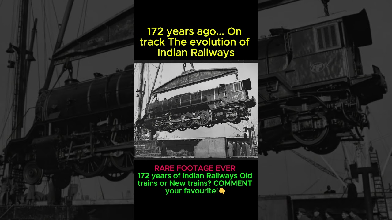 172 Years Ago… The Evolution of Indian Railways 🚂🇮🇳 | You Won’t Believe How It Started! 