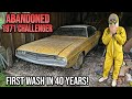 First Wash in 40 Years: Barn Find Dodge Challenger | Car Detailing Restoration