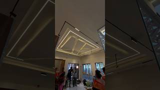 staircase side wall profile light work #profilelight #interiordesign #home #ungalelectrician