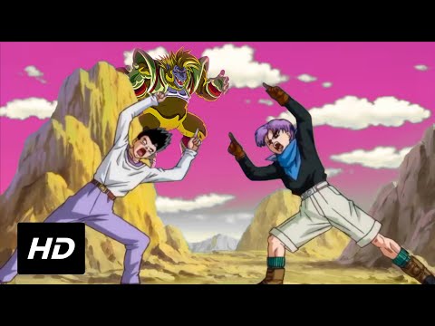 Gotenks adulto VS Vegeta Baby (Ozaru) - Goten y Trunks se fusionan - Dragon Ball GT