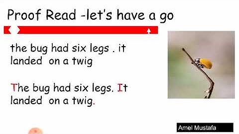 Tuesday 2  32021 Grammar lesson 20 proofreading Sentences