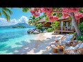 Summer Morning Coffee By The Beach Cafe Relaxing Jazz Ocean View For Calm Focus Chill Study mp3