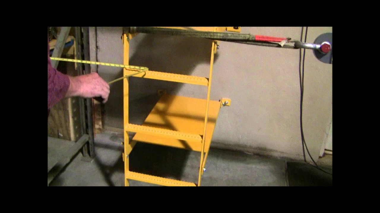 Powered Retracta Ladder - Lateral Load Test - YouTube