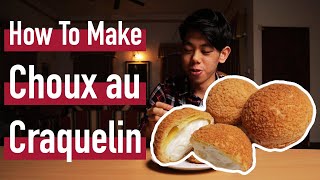 How To Make Choux au Craquelin (Cream Puffs)