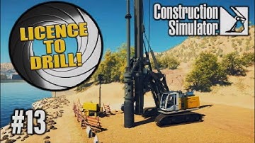 MR BRIDGER! NEW CONSTRUCTION SIMULATOR 2022 | #13 | LICENCE TO DRILL! | PS5.