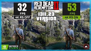 Red Dead Redemption 2 : 4K  (Resolution Scale ON vs OFF)