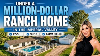 Best Sunset View in Imperial Valley This $915K Brawley Ranch