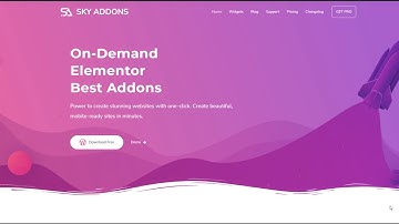 How to Install Free and Pro Versions of Sky Addons Plugin for Elementor? | TechFyd Tutorial