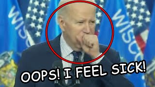 Joe Biden FREEZES Up and Malfunctions at Podium.....😆😆