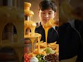 I Tried the LOADED NACHOS CHEESE FOUNTAIN… and the Cheese Pull Is INSANE 🤯🧀🔥 #asmr #mukbang