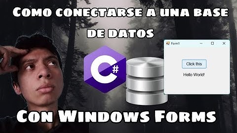 Como Conectarse a una base de datos SQL SERVER  Con el Lenguaje de Programación C#