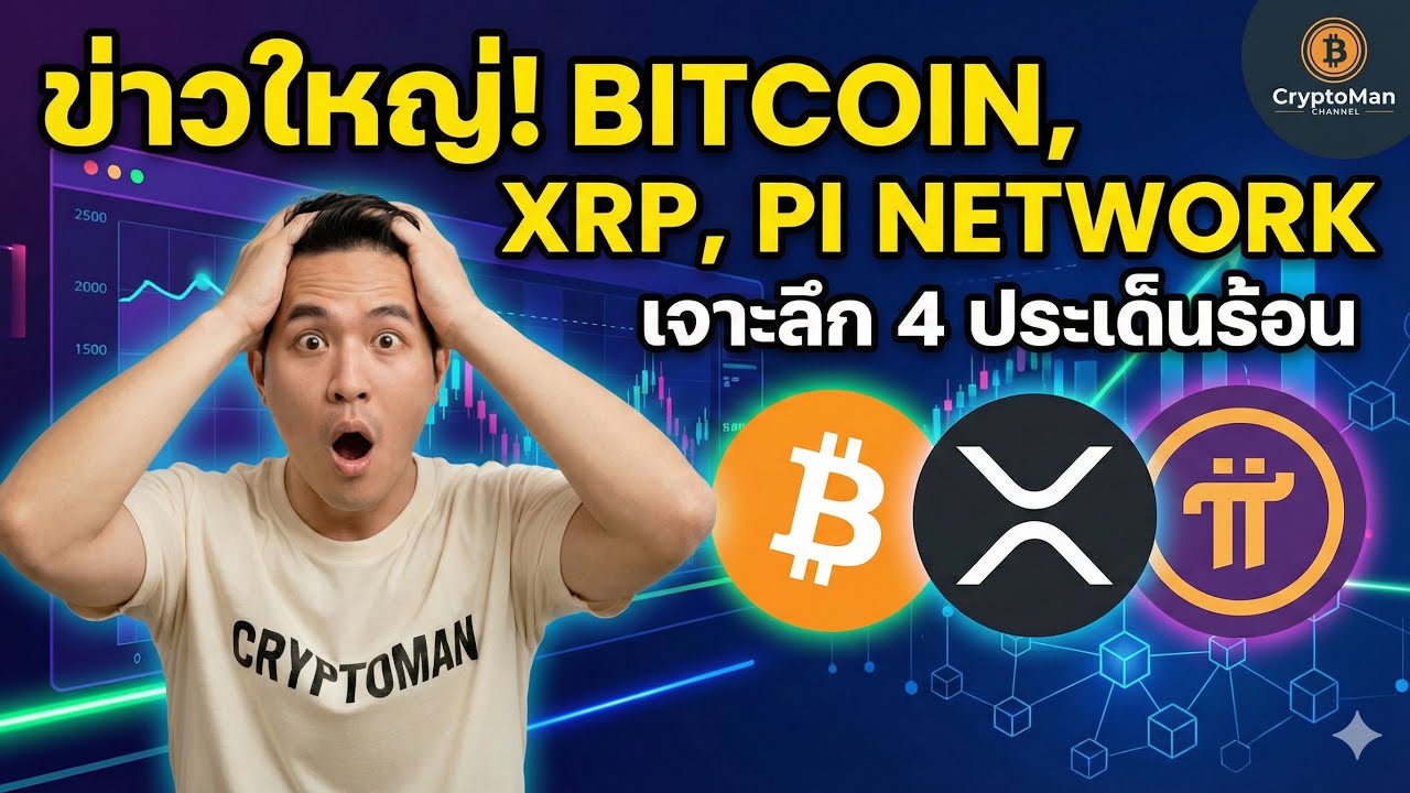 สรุป 4 ข่าวใหญ่! เยอรมนีไม่เก็บภาษีคริปโต? | XRP จับมือซาอุฯ | Pi Network มาแล้ว