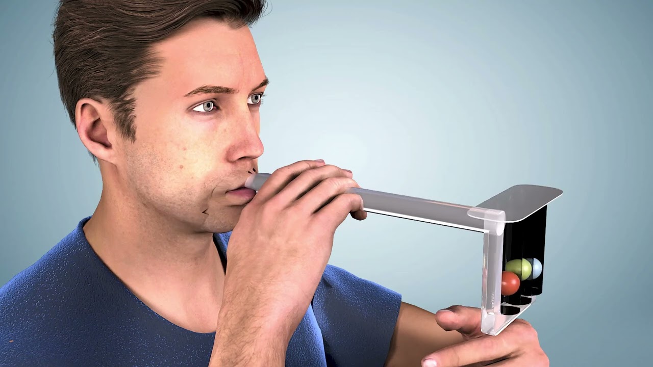 How to Use a Spirometer (Proper Breathing Technique) - 3D Animation Guide