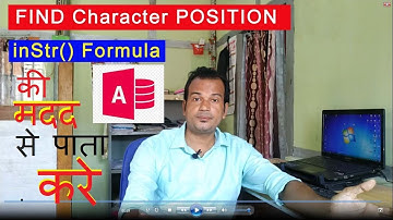 using Instr function-how to find character position in access