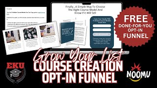 Free Noomu Funnel - Profitable Course Models Guide - Opt-In To Grow Your List