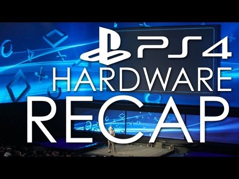 The PS4 Hardware in 5 Minutes - Hardware Specs, PS Vita integration, DualShock Controllers, & More!