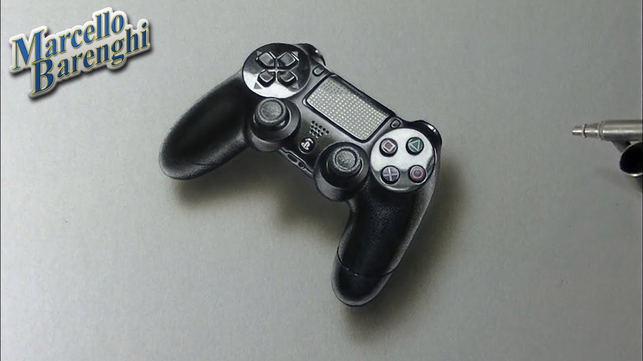 Ps4 Controller Drawing Marcello Barenghi