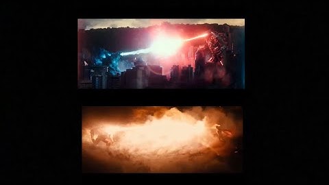 Godzilla vs Mechagodzilla - Superman vs Doomsday | Side By Side
