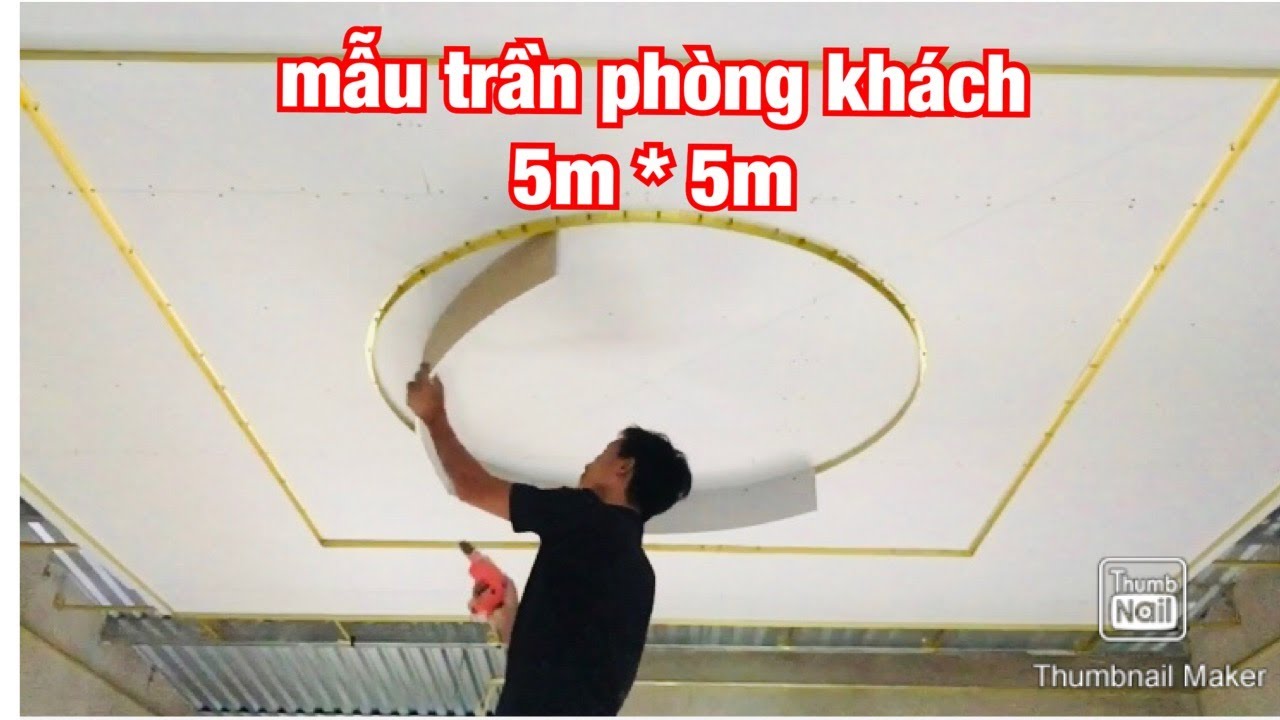 Mẫu Trần Thạch Cao Phòng Khách 2021 | part 1 | Dang tran Vlog ...