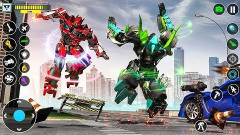 Army Tank bus car jet transformation Robot Game 2025 /  Military Robot Tank - Android gameplay