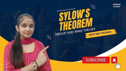 B.Sc 5th sem Maths || Sylow