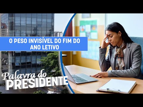 O Peso invisível do fim do ano letivo.