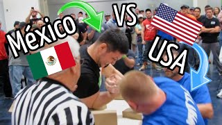 Lucha de brazos | México Vs EUA | Vencidas | Pulsos | Torneo de Vencidas
