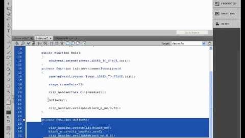 My first Class file in ActionScript 3.0