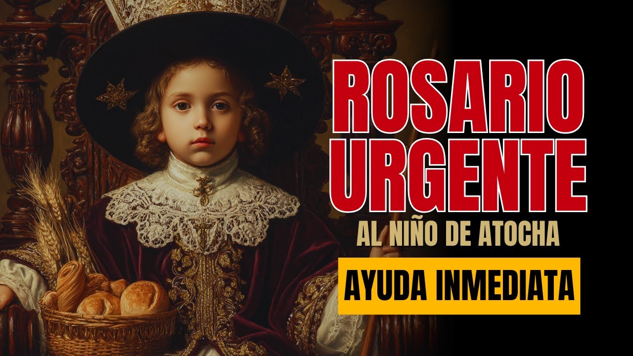 Rosario URGENTE al Niño de Atocha ⚡ | Cuando Necesitas un Milagro AHORA 🙏 | Ayuda Inmediata