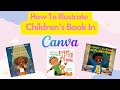 Tips  tricks illustrate a childrens book interior on canva