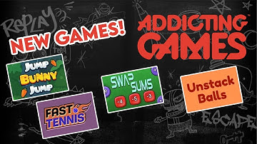 New Releases at Addicting Games! Jump Bunny Jump, Swap Sums, Fast Tennis, Unstack Balls  + More!