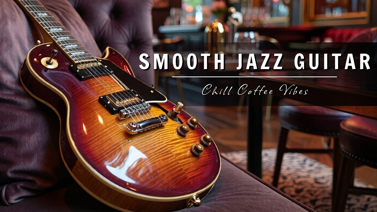 Smooth Jazz Guitar Music - Cool Cafe Vibes • Relaxing Guitar Music for Cafe, Study & Work