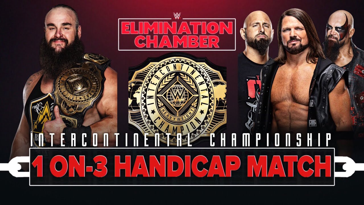 COMO HACER LA MATCH CARD DE ELIMINATION CHAMBER 202P (VERSION HANDICAP ...