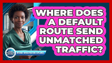 Where Does a Default Route Send Unmatched Traffic?