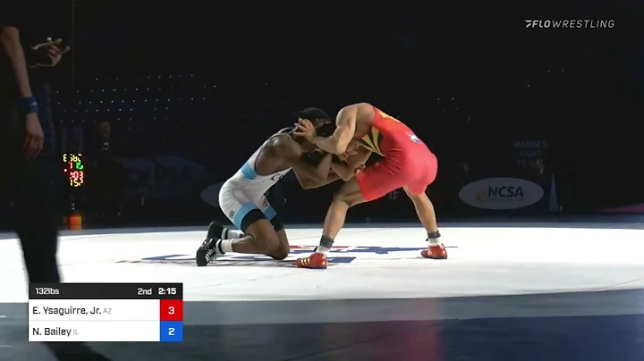 132 Lbs Final - Emilio Ysaguirre, Jr., Arizona Vs ...