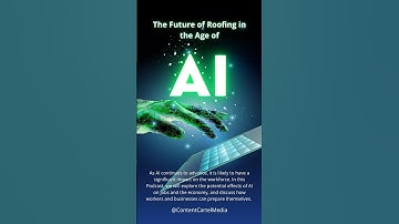 The future of Roofing is in the Hands Of AI #ai #Computer #matrix #roofing