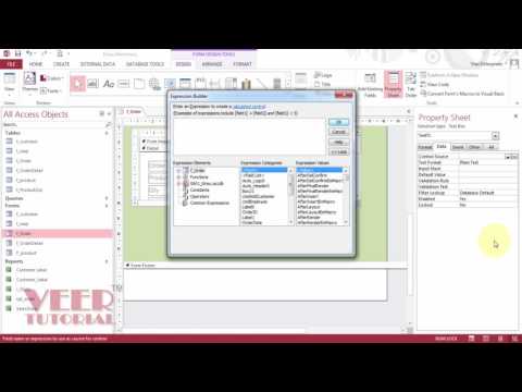 Access 2013 | How to Create SubTotal Field for SubForm | VeerTutorial