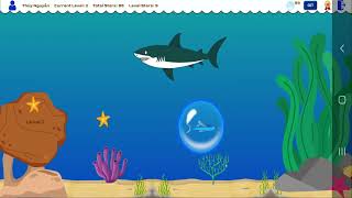 Finny Fish's Level 2: Resist two sharks, a fisherman and go through lightning and rain screenshot 3