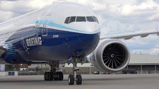 4K | Boeing 777x in Spokane, Washington, Day 9 | Full Stop