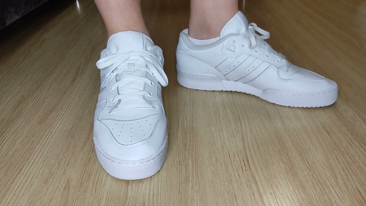 adidas Rivalry Low White EF8729 on WOMFT - YouTube