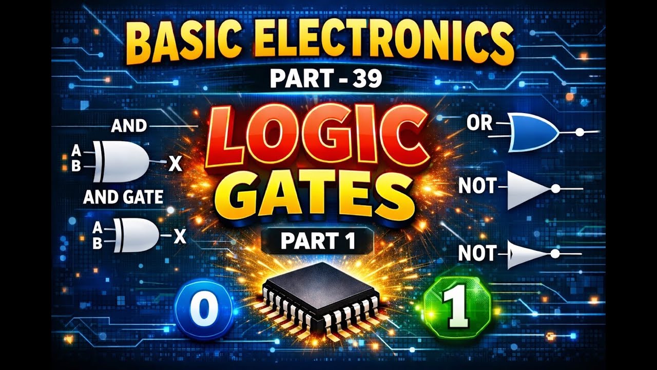 What is Logic Gate & AND Gate? | Logic Gates Part 1 | Basic Electronics ...