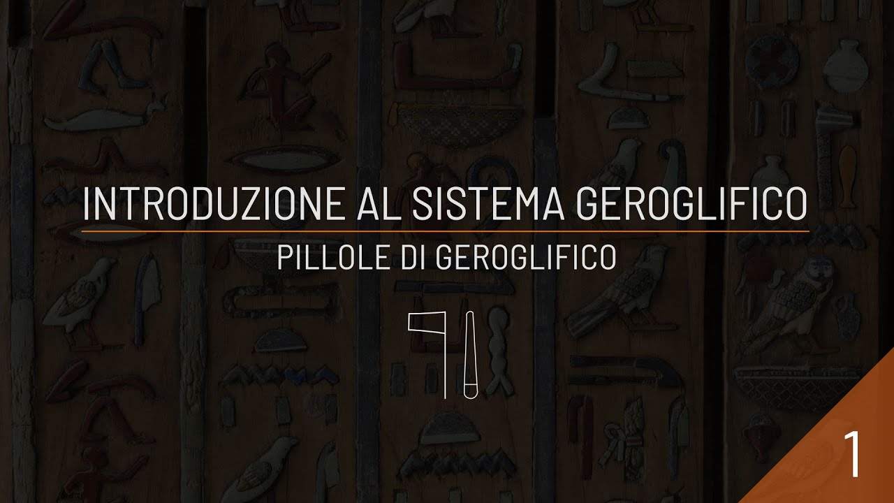 Pillole di geroglifico -  Episodio 1