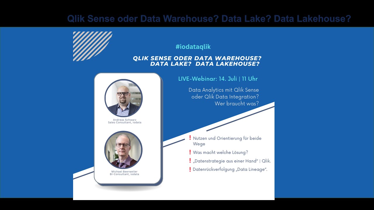 Qlik Sense oder Data Warehouse - YouTube