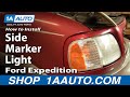 How To Replace Side Marker Light 1997-2003 Ford Expedition