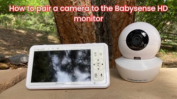 How to pair a camera to your Babysense HD monitor
