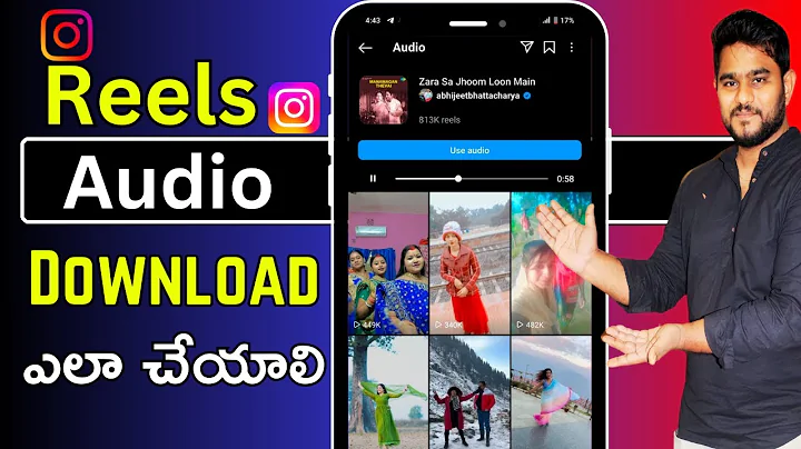 how to download instagram reels audio telugu | Instagram audio download telugu 2024 |Download reels