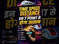 TIME SPEED DISTANCE Complete Concept in 1 mint #teachingexam #teachingmantra