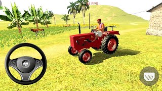 Indian tractor driving 3d game levels 1-3  รถแทรกเตอร์ ขับรถแทรกเตอร์ screenshot 2